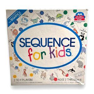 Sequence For Kids Board Game By Jax Ages 3 to 6 - Instructions are NOT Included